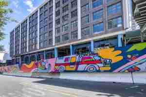 Photo of Misha Tyutyunik's art at 85 Jay Street