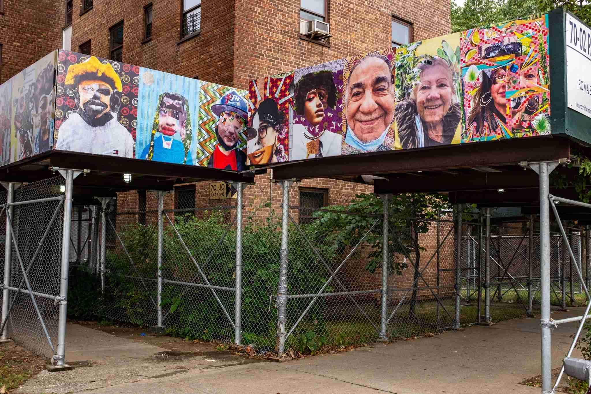 Bridging the Divide Pomonok Houses, Queens ArtBridge Connects the