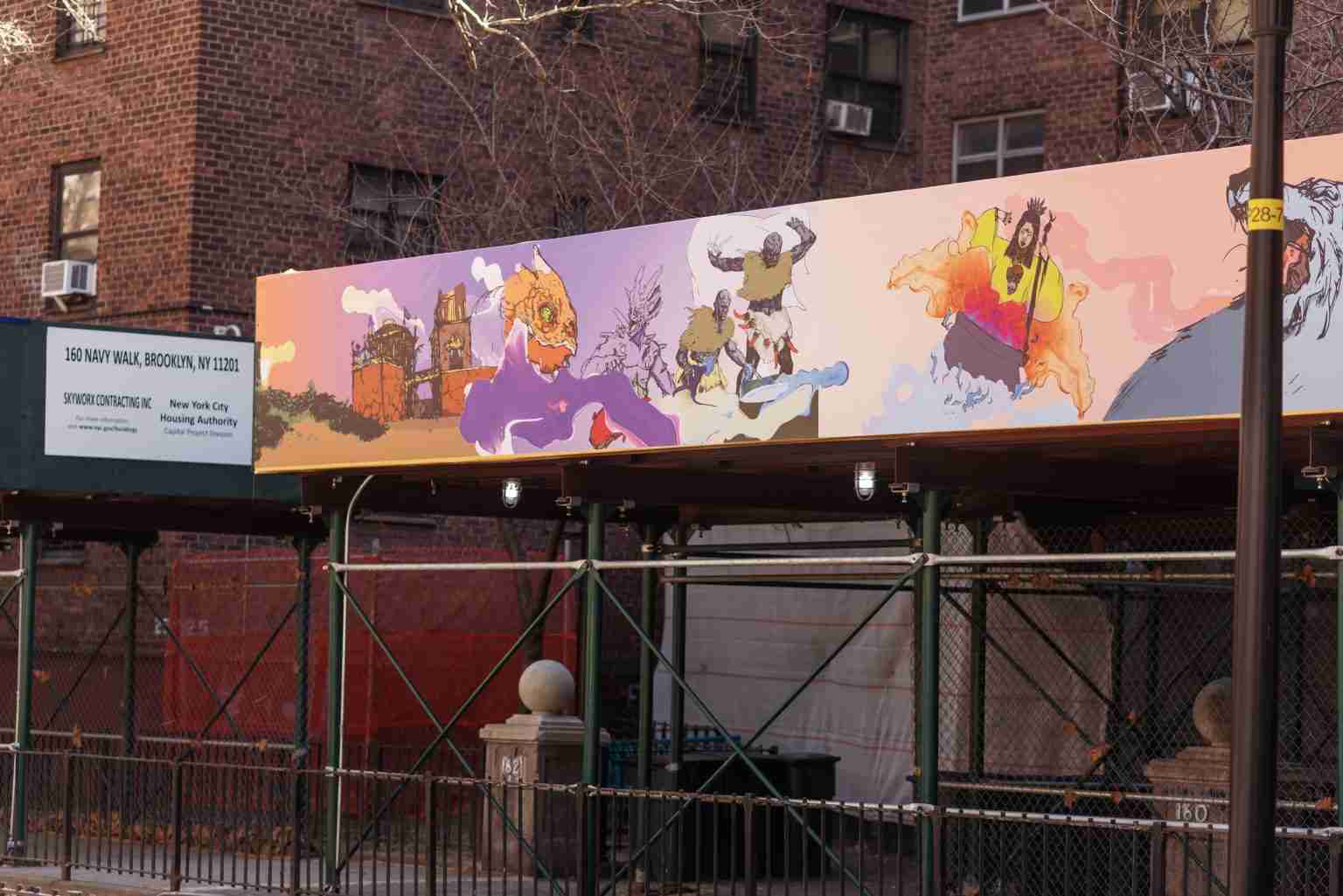 Bridging the Divide Ingersoll Houses, Brooklyn ArtBridge Connects