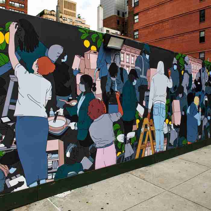 Hope and Humanity, Lenox Hill Hospital, Upper East Side, Manhattan, 2021